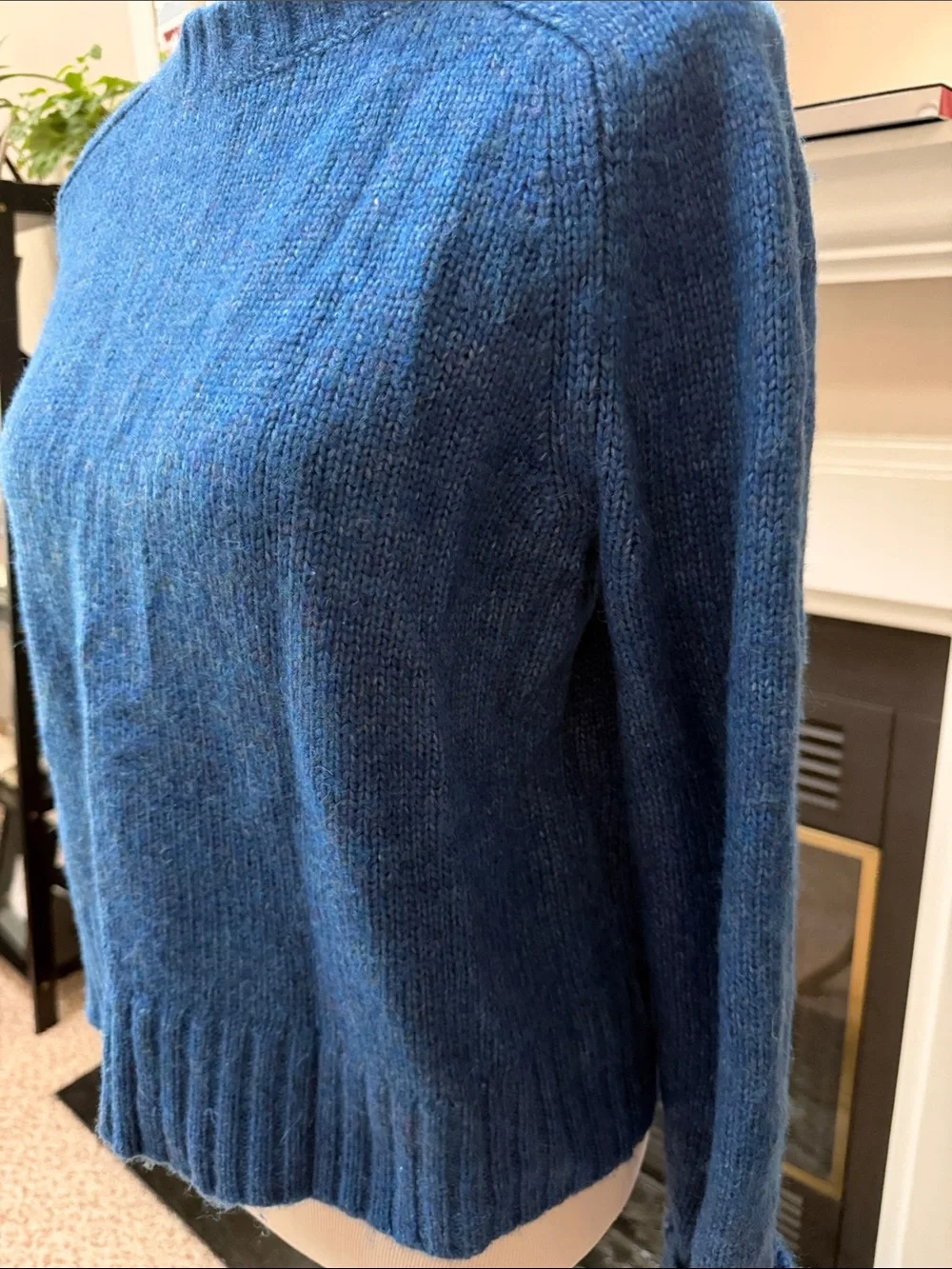 J. Crew Sapphire Blue Crewneck Sweater